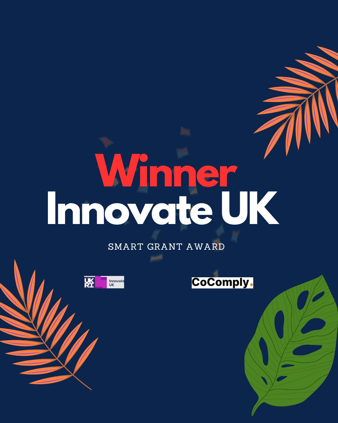 CoComply Wins Innovate UK Smart Grant Award 2024